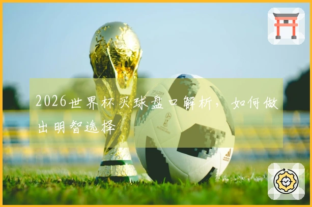 2026世界杯买球盘口解析，如何做出明智选择