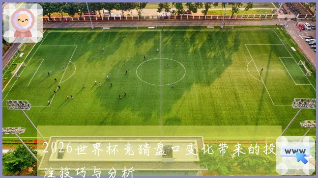 2026世界杯竞猜盘口变化带来的投注技巧与分析